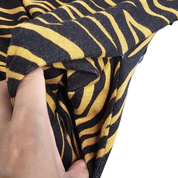 Smash + Tess Womens The Sweater Weather Dress, Teresa Tiger, Tunic, Pockets, M - Picture 9 of 9